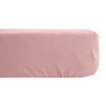 Drap housse uni 80x200 cm 100% percale de coton manoir rose bonnet 35 Drap housse uni 80x200 cm 100% percale de coton manoir rose bonnet 35