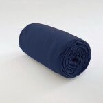 Drap housse - les ateliers du linge - 140 x 190 cm - coton 100% - bleu - bonnet 30 cm Drap housse - les ateliers du linge - 140 x 190 cm - coton 100% - bleu - bonnet 30 cm