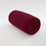 Drap housse - les ateliers du linge - grenat - 140 x 190 x 35 cm - 100% coton - uni Drap housse - les ateliers du linge - grenat - 140 x 190 x 35 cm - 100% coton - uni