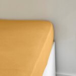 Drap housse uni essential - today - jaune 90x190 cm