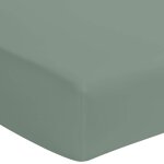 Drap housse vert de gris 100% coton bonnet 40 cm 160x200 cm - vert - fabriqué en france - terre de nuit ... Drap housse vert de gris 100% coton bonnet 40 cm 160x200 cm - vert - fabriqué en france - terre de nuit ...