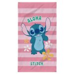 Serviette de bain et de plage et de plage imprimé 100% coton disney home stitch ohana Serviette de bain et de plage et de plage imprimé 100% coton disney home stitch ohana