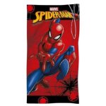 Drap de plage ou serviette de bain spiderman marvel - couleur:rouge taille:taille unique - rouge
