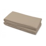 Drap plat 100% coton 57 fils 180x290 cm beige