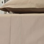 Drap plat en coton percale 200 fils desiree