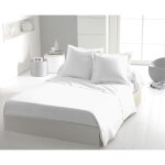 Drap plat - home linge passion - microfibre 82 g - 180 x 290 cm - 1 personne - blanc