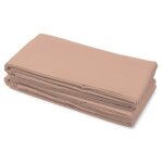Drap plat - lovely home - 100% coton - 240 x 300 cm - rose