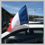 Drapeaux franais bleu blanc et rouge pour voitur