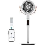 Dreo ventilateur sur pied 109cm chambre � coucher silencieux de 25 db avec t�l�commande ventilateur circulateu ...