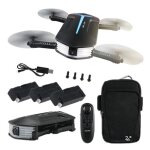 Drone jjrc h37 mini elfie wifi fpv rc rtf 3 batteries 720p camra maintien daltitude quadcopter jouet ...