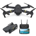 Drone td�e58 - wifi 2mp 1080p cam�ra rc drone fpv + 3 batteries jouet cadeau no�l drone pliable de photographi ...