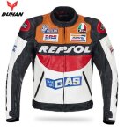Duhan moto gp moto repsol racing cuir blouson orange de haute qualit
