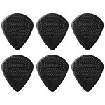 M�diators pour guitare - jim dunlop - max grip jazz iii stiffo - 138mm - lot de 6 - noir