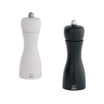 Moulin à poivre noir & moulin à sel blanc - peugeot - tahiti bois hêtre 15cm Moulin à poivre noir & moulin à sel blanc - peugeot - tahiti bois hêtre 15cm