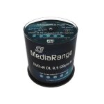 Dvd + r dl - mediarange - mr471 - 85 go - 100 pices - 8x - bote  gteaux
