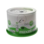 Dvd + r - maxell - 4. 7 go 16x - imprimable blanc - spindle de 50 Dvd + r - maxell - 4. 7 go 16x - imprimable blanc - spindle de 50