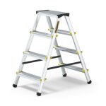 Dwa escabeau double pliable en aluminium 4 marches