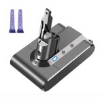 Pour dyson v7 sv11 animal trigger + motorhead pro fluffy mattress aspirateur 21. 6v 4000mah + avec 2 ...