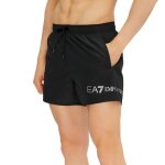 Ea7 short de bain pour homme extended logo noir 7m000519af13049 - mc026