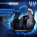 Each g2000 gaming casque oreillettes �couteur avec micro basse st�r�o led pour pc game casque arceau ...