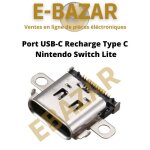 Port usb - c type - c pour nintendo switch lite ? pi�ce de r�paration alimentation charge rapide console ...