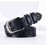 Ecelen 105 - 115cm cm boucle daiguille vintage pour femmes avec sculpture vintage pu lh0422pd063 x noir ...