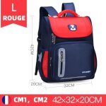 Cartable - ecelen - rouge - nylon - double bretelles - imperméable et respirant Cartable - ecelen - rouge - nylon - double bretelles - imperméable et respirant