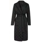 Ecelen manteau femme mi - long en coton style urbain col à revers coupe cintrée Ecelen manteau femme mi - long en coton style urbain col à revers coupe cintrée