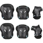 Protection roller enfant / adulte 6 pcs protge - poignets / coudires / genouillres de skateboard roller ...