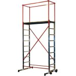 Echafaudage mobile en aluminium escalux nimbus 250 - plateau 2m50 - 4 hauteurs de travail jusqu 4m70 ...