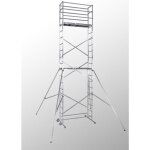 Echafaudage roulant en aluminium hailo hobbystep h7 - hauteur max dacc�s : 6m50 - fabrication fran�aise ...