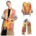 charpe pour automne et hiver foulard douce longue charpe en cachemire charpe pais pull chle confortable ...