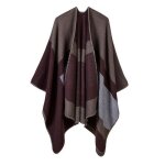 Echarpe ch�le hiver chaud femme foulard chic poncho