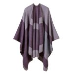 Echarpe ch�le hiver chaud femme foulard chic poncho
