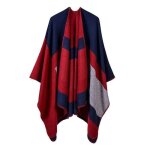Echarpe ch�le zewow - hiver - rouge - 130 * 150 cm - chic