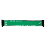 Echarpe - coq sportif - as saint etienne - vert - 95% acrylique - sportswear