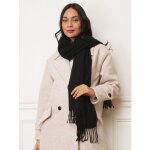 charpe douce effet cachemire avec franges aux extrmits. pour femme - foulards charpes - la modeuse ...