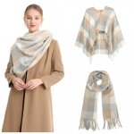 charpe femme carreaux foulard chle douce dhiver femme chaude longue charpe motif  carreuaux vintage ...