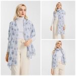 charpe pour femme foulards etole en mousseline de soie pour femme de pour mariage long chle blanc