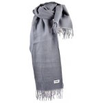 Echarpe - infinitif - 60x180cm - gris - polyester laine - hiver