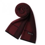 charpe - mobigarlan - hiver - cachemire - 180cm - bordeaux - douceur