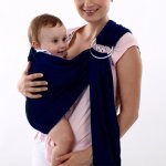 Echarpe de portagebaby carriers charpe de portageporte - bb ergonomiquebleu