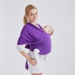 �charpe de portage porte - b�b� multifonctionnel pour nouveau - n�s et b�b�s coton elastique sans n?ud ...