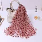 charpe en soie vitata - foulard carr femme 100x80cm lger et fin - rose