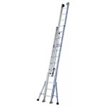Echelle à coulisse à corde - tubesca - platinium 500 agrip - 2 plans - aluminium Echelle à coulisse à corde - tubesca - platinium 500 agrip - 2 plans - aluminium