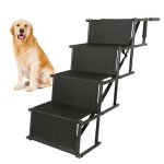 chelle pliable pour chiens - pont - escalier - rampe pour chiens  4 marches - mnage les articulations ...