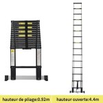 Echelle t�lescopique multifonction - made4us - 44m - aluminium - certifi� en131