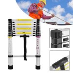 chelle tlescopique multifonctionnelle liliin - aluminium - 38m - capacit de charge 150kg