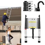 Échelle télescopique multifonctionnelle liliin - aluminium - capacité de charge 150kg - 44m avec crochet ... Échelle télescopique multifonctionnelle liliin - aluminium - capacité de charge 150kg - 44m avec crochet ...