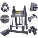 Echelle télescopique pliante en aluminium wottes - 5m - 150kg - 16 barreaux / marches Echelle télescopique pliante en aluminium wottes - 5m - 150kg - 16 barreaux / marches